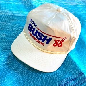 George Bush for President 1988 original vintage Republican authentic vintage hat